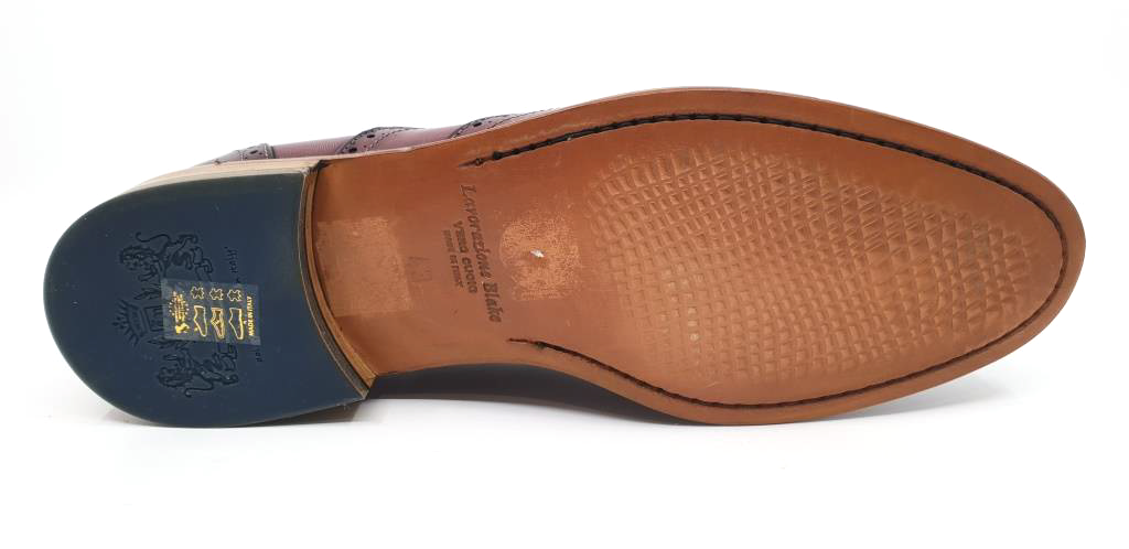 Frank Burgundy Men's Oxford Brogue Shoes