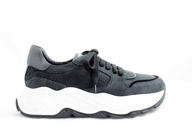 7001C Black Suede Women's Sneakers