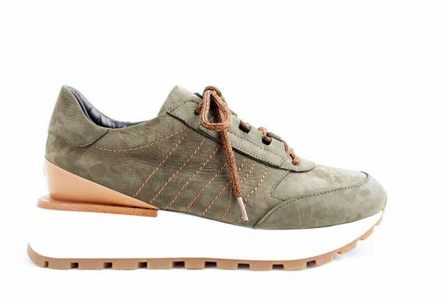 7011B Green Military Women's Sneakers