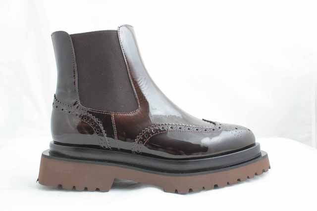 7284 Dark Brown Women's Chelsea Boots