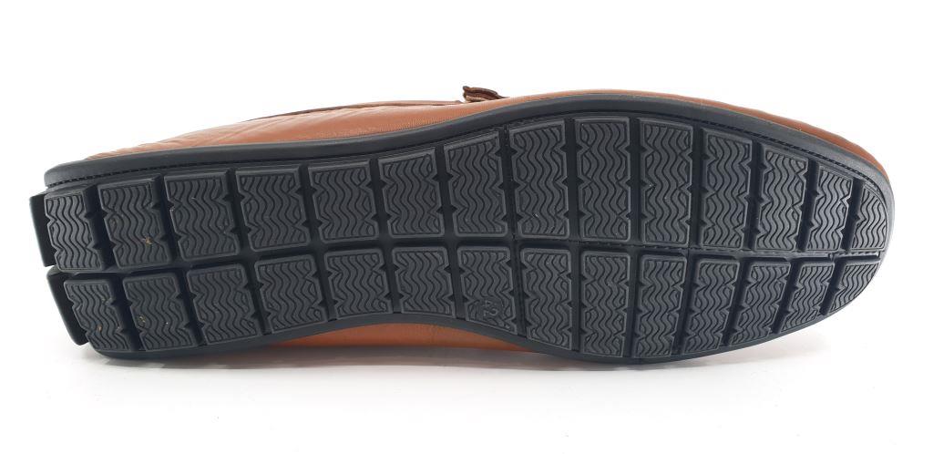 Sebastian Tan Men's Leather Penny Driving Shoes