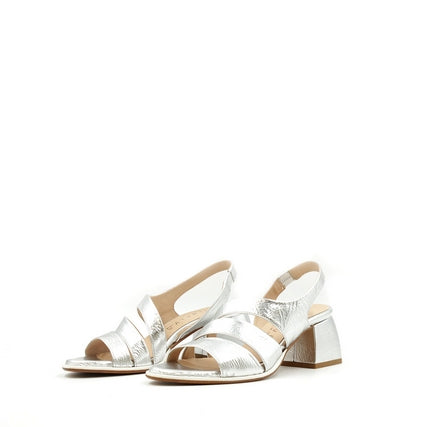 8926 Silver Women's Slingback Sandals