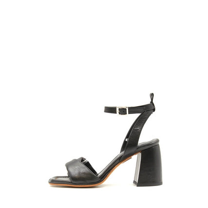 8973 Black Women's Slingback Sandals
