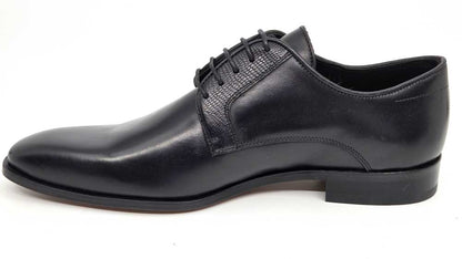 Evander Black Derby Shoes