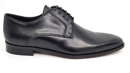 Evander Black Derby Shoes