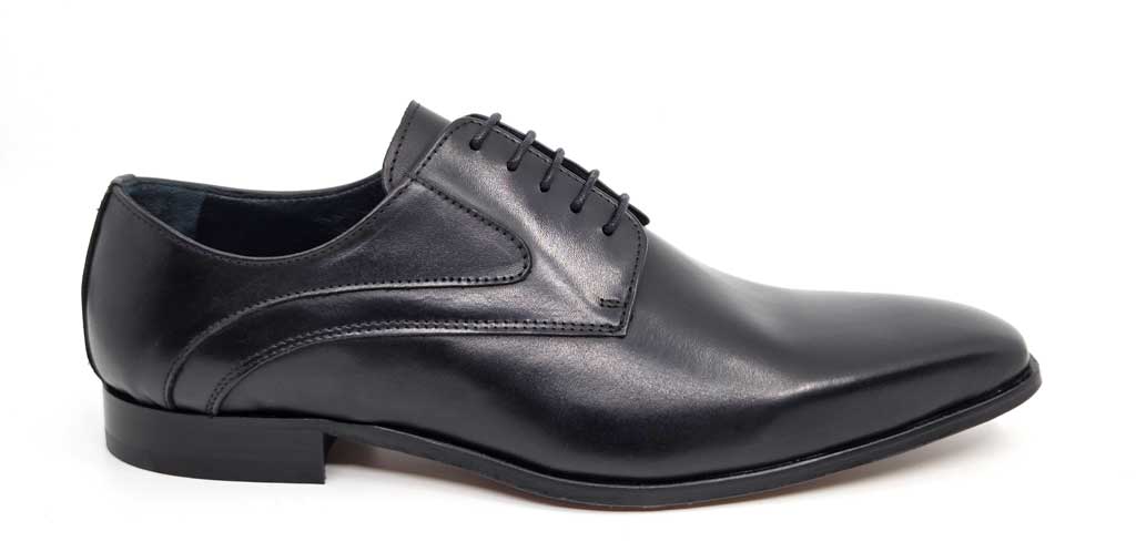 Holland Black Derby Shoes