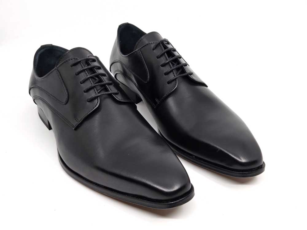 Holland Black Derby Shoes