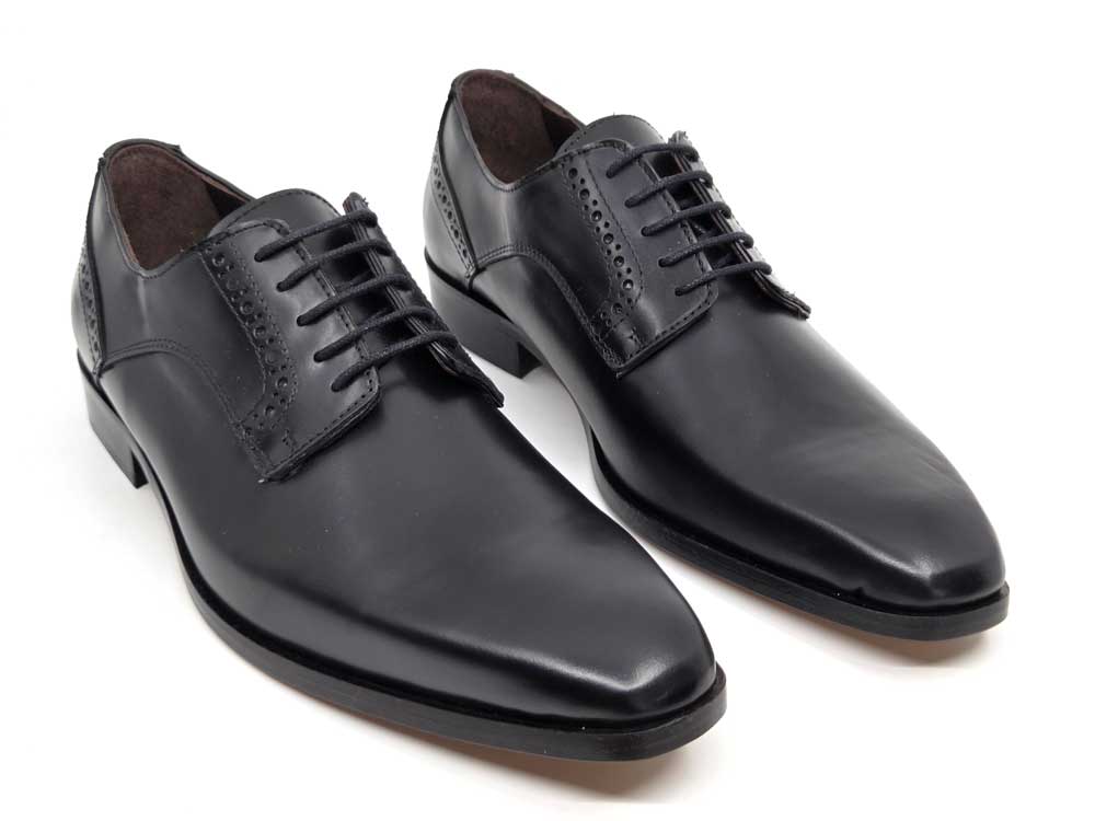 Niko Black Derby Dress Shoes