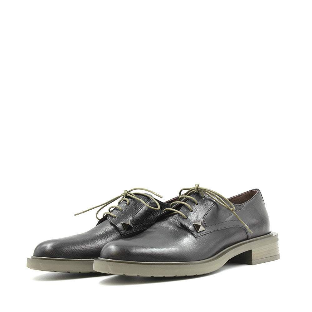 8030 Black Women's Lace-Up Shoes