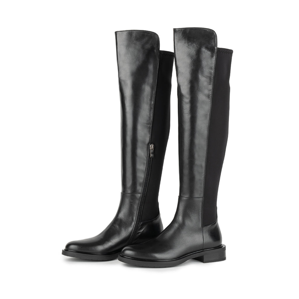 8041 Black Women's Knee High Boots