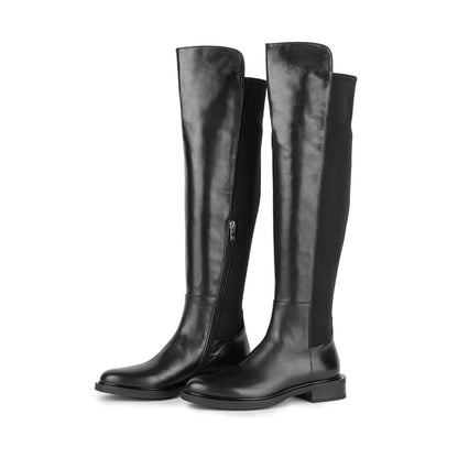 8041 Black Women's Knee High Boots
