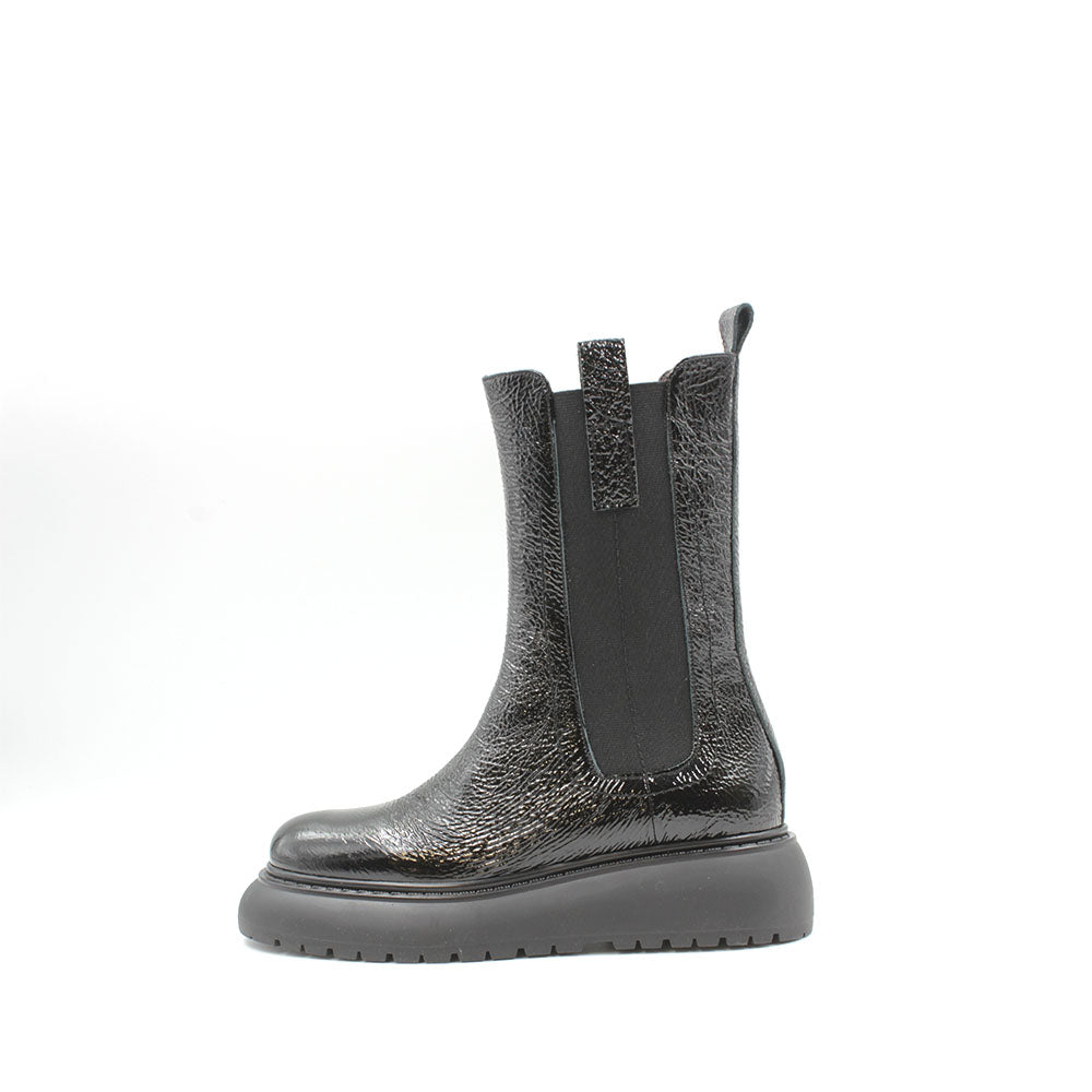 8058 Black Women's Platform Ankle Boots