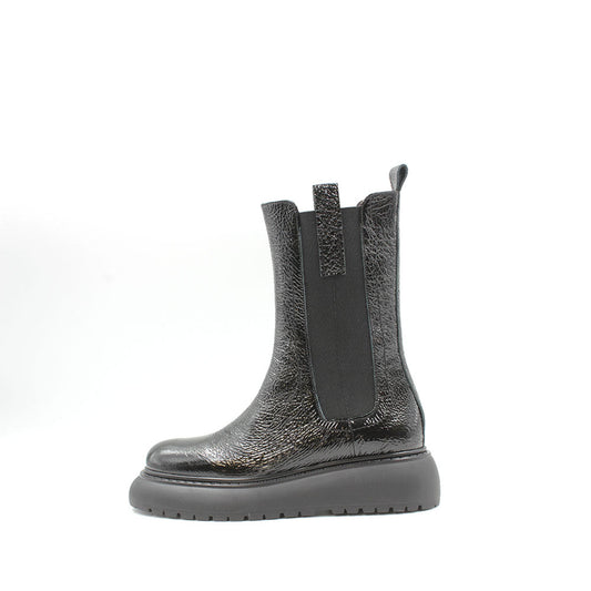 8058 Black Women's Platform Ankle Boots