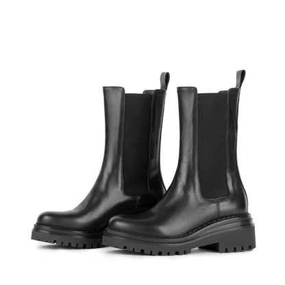 8133 Black Women's Pull On Ankle Boots
