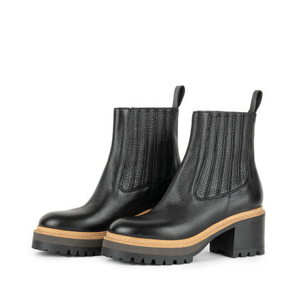 8155 Black Women's Low Cut Ankle Boots