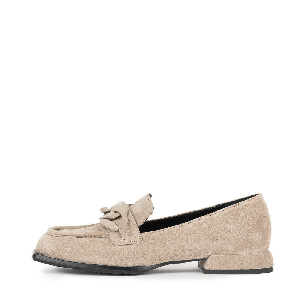 8171A Taupe Suede Women's Loafers