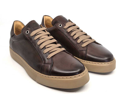 Eric Brown Leather Sneakers
