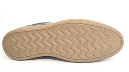 Eric Navy Leather Sneakers