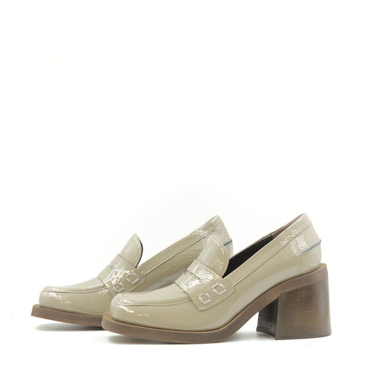 9180 Beige Patent Women's Pumps