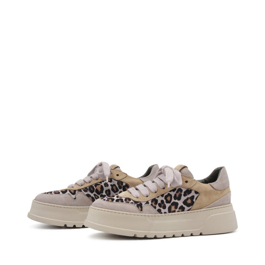 9600C Grey Leopard Women's Sneaker