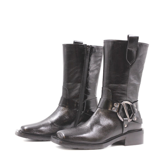 9651 Black Women's Ankle Boots