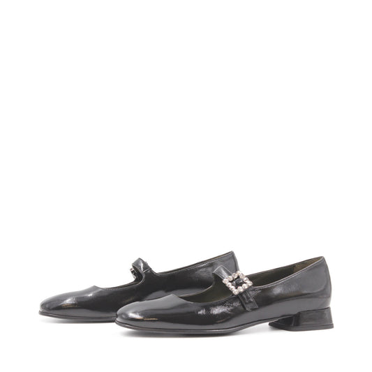 9710S Black flat mary jane shoes