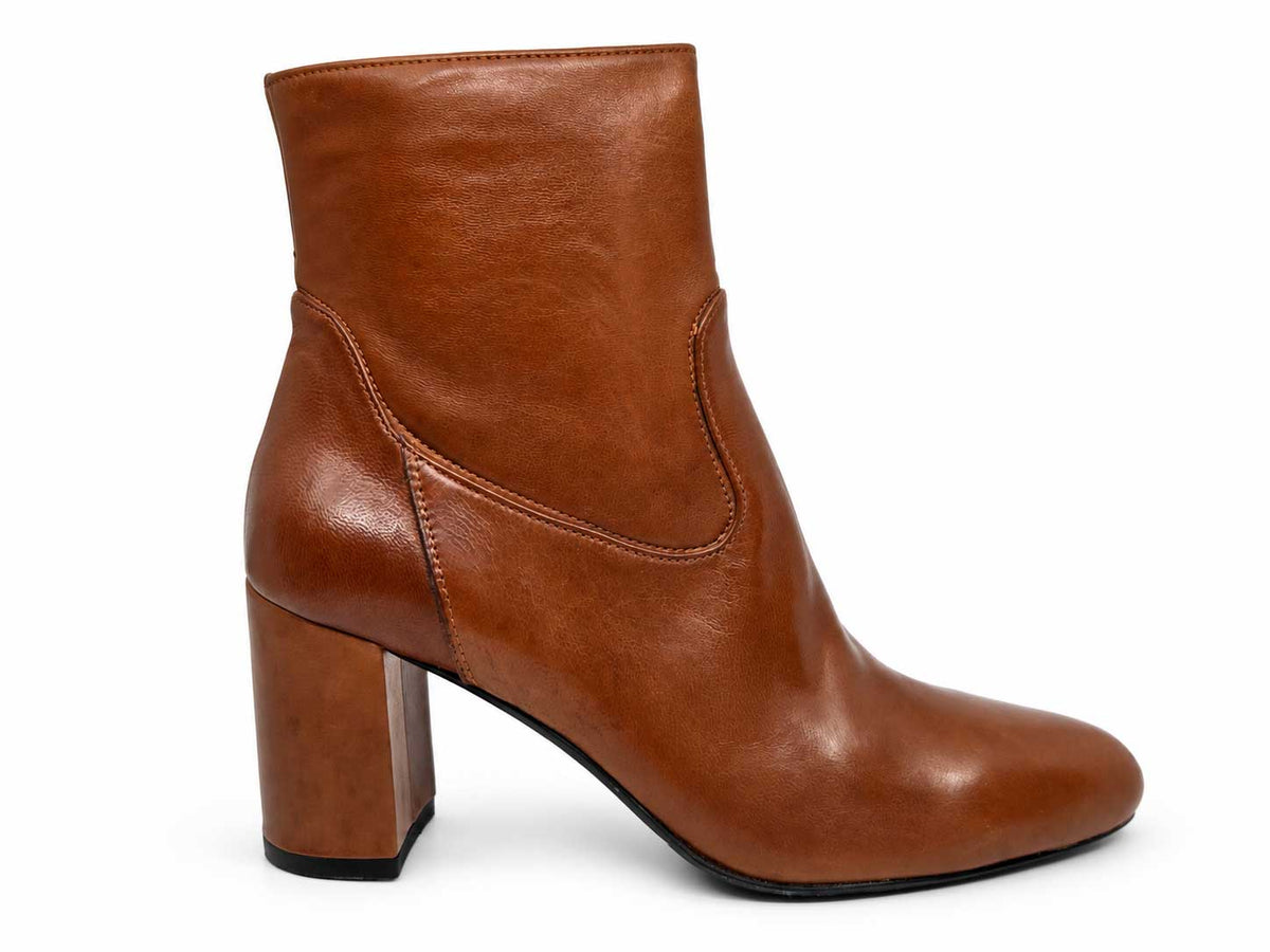 Charlotte  Brown Ankle Boots