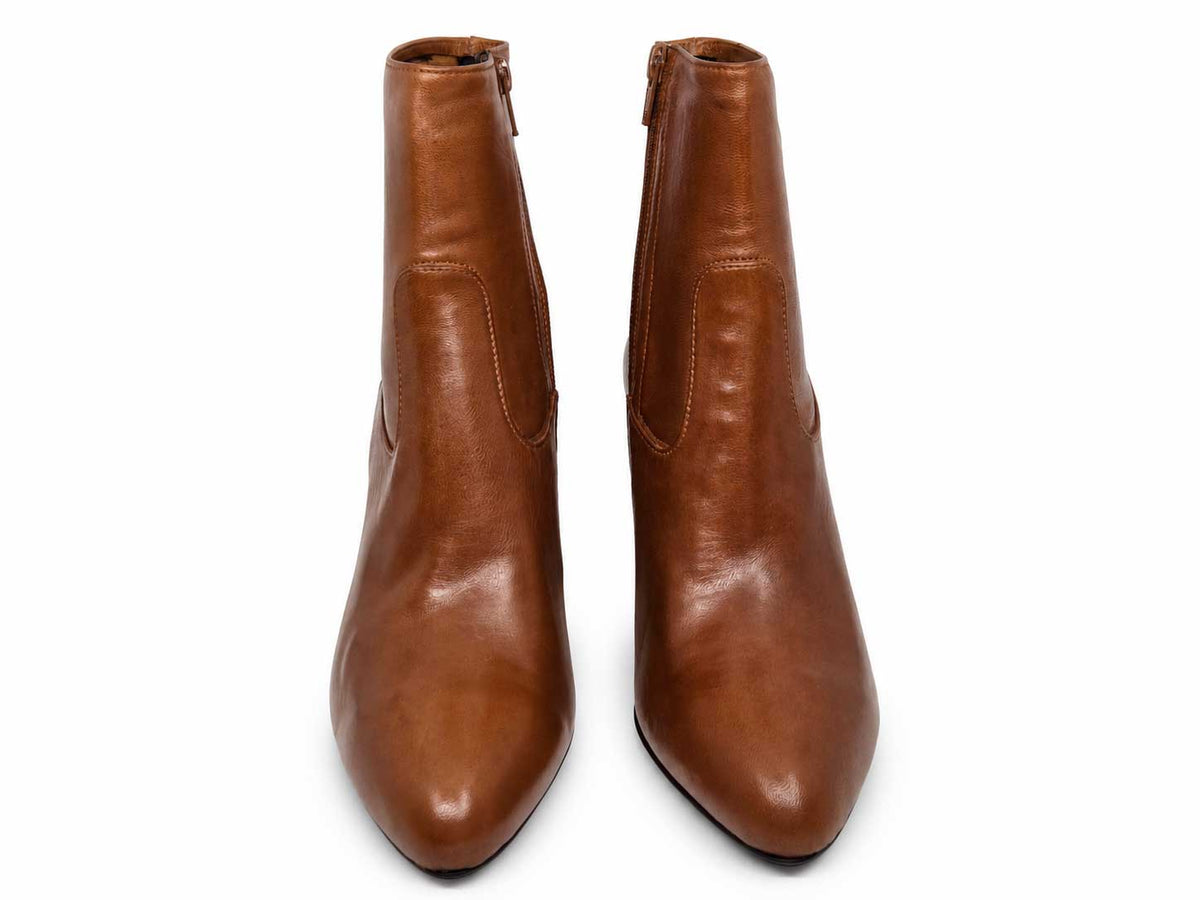 Charlotte  Brown Ankle Boots
