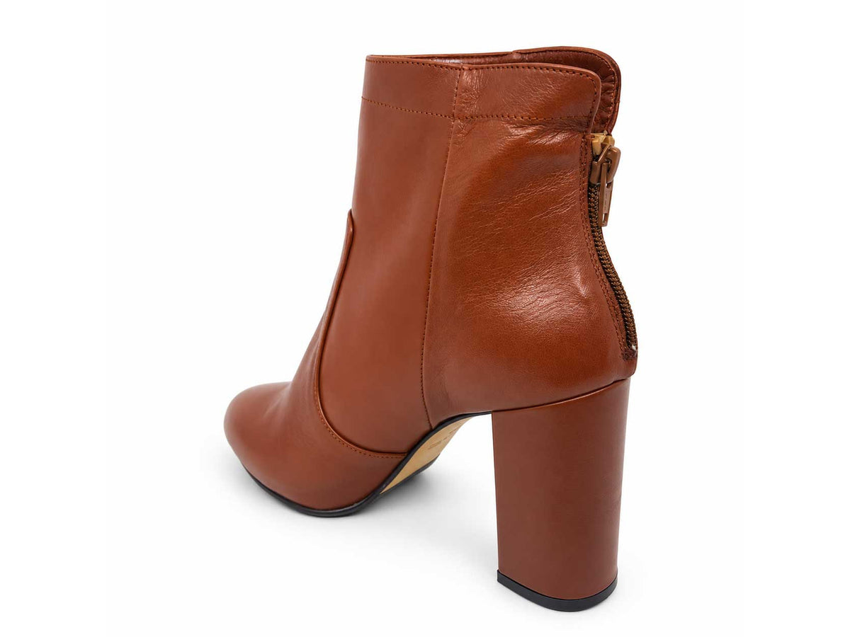 Sofia Tan Ankle Boots
