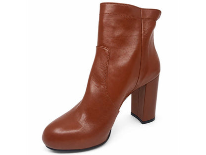 Sofia Tan Ankle Boots