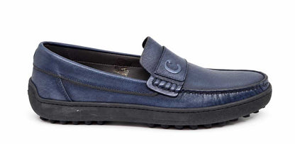 Orfeo Navy Driving Loafers