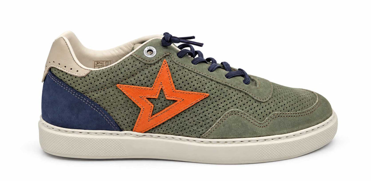 Dario Olive Star Sneakers