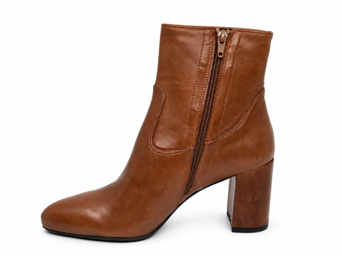Charlotte  Brown Ankle Boots