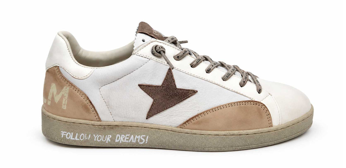 Renato White Star Sneakers