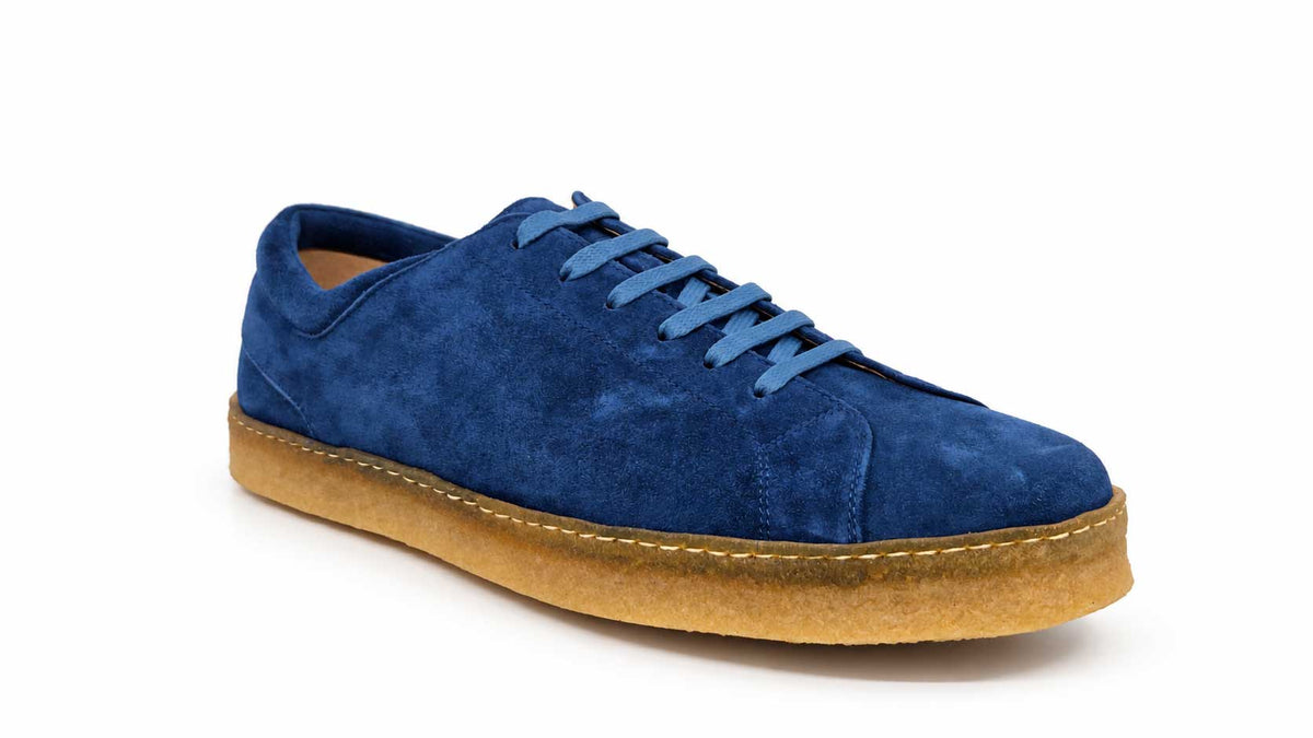 Luca Blue Suede Sneakers