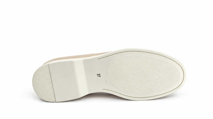 Diletta Cream Tassel Loafers