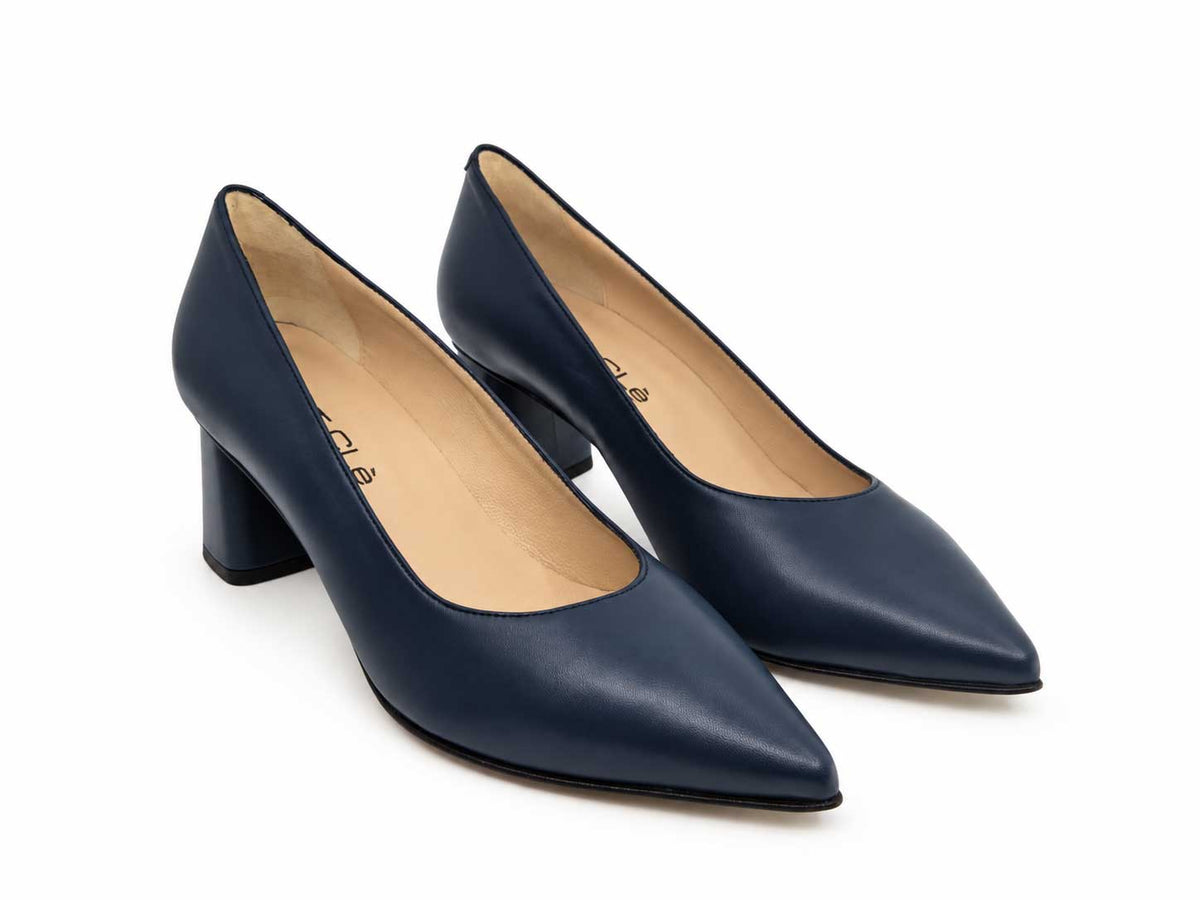 Loredana Navy Court Shoes