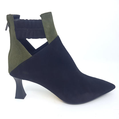 Charlie Black Suede Women's Ankle Boots by Isabelle Paris