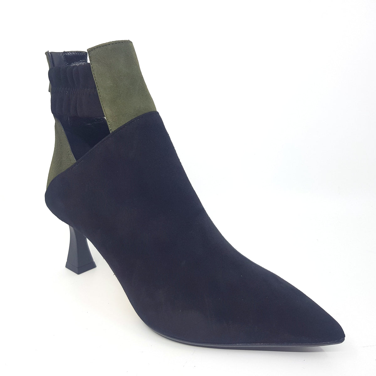 Charlie Black Suede Women's Ankle Boots by Isabelle Paris - alternate view