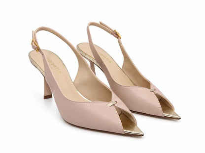 Isabelle Paris Rosalia Nude Slingbacks