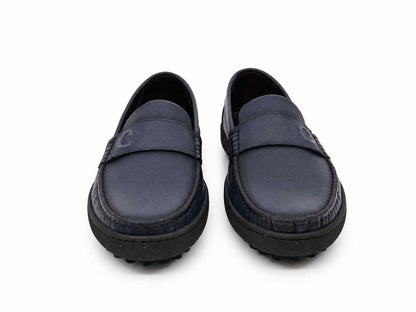 Orfeo Navy Driving Loafers