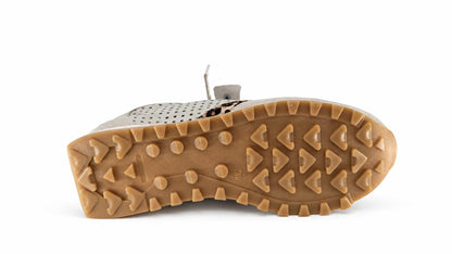 Alyce Beige Leopard Detail Sneakers