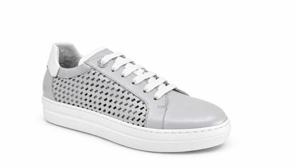 Georgina Light Grey Perforated Sneakers