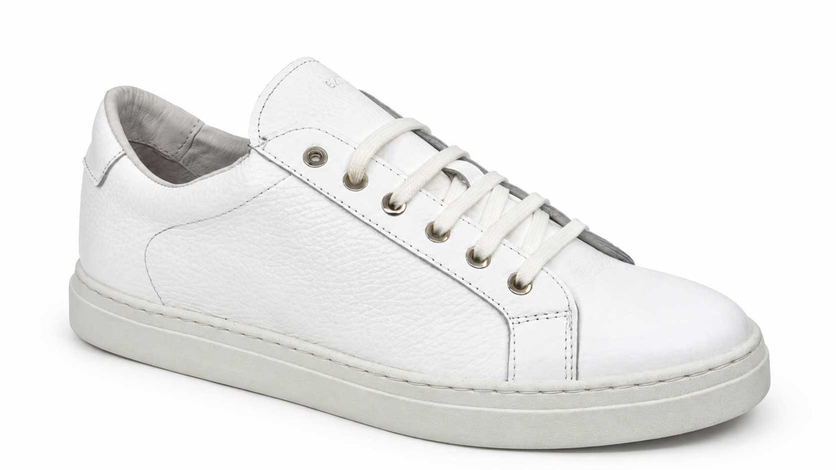 Eric White Leather Sneakers