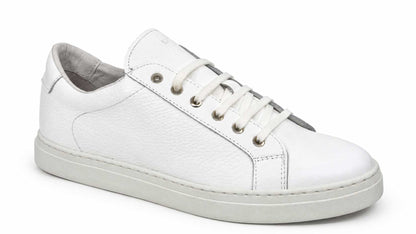 Eric White Leather Sneakers