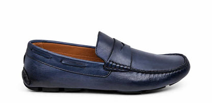 Gualtiero Navy Driving Shoes
