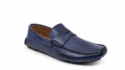 Gualtiero Navy Driving Shoes