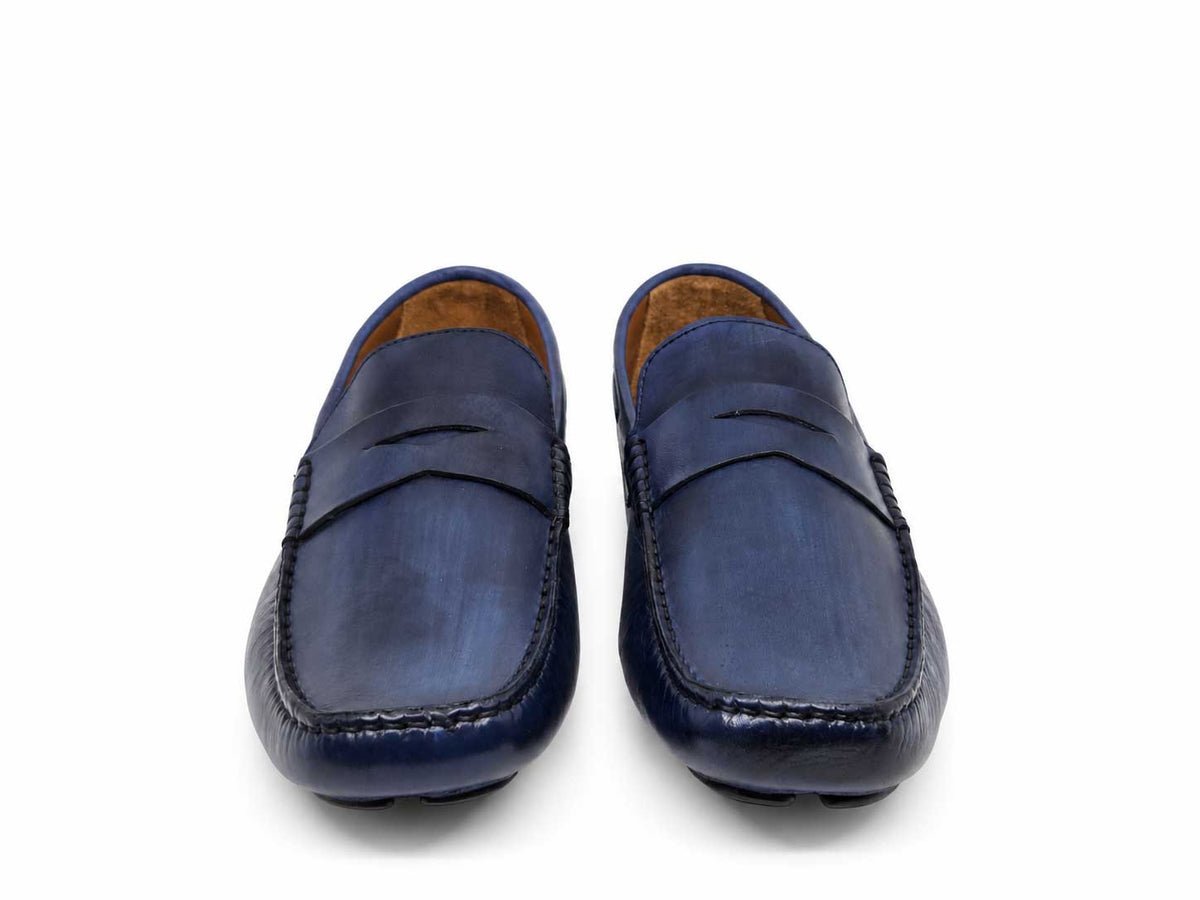 Gualtiero Navy Driving Shoes