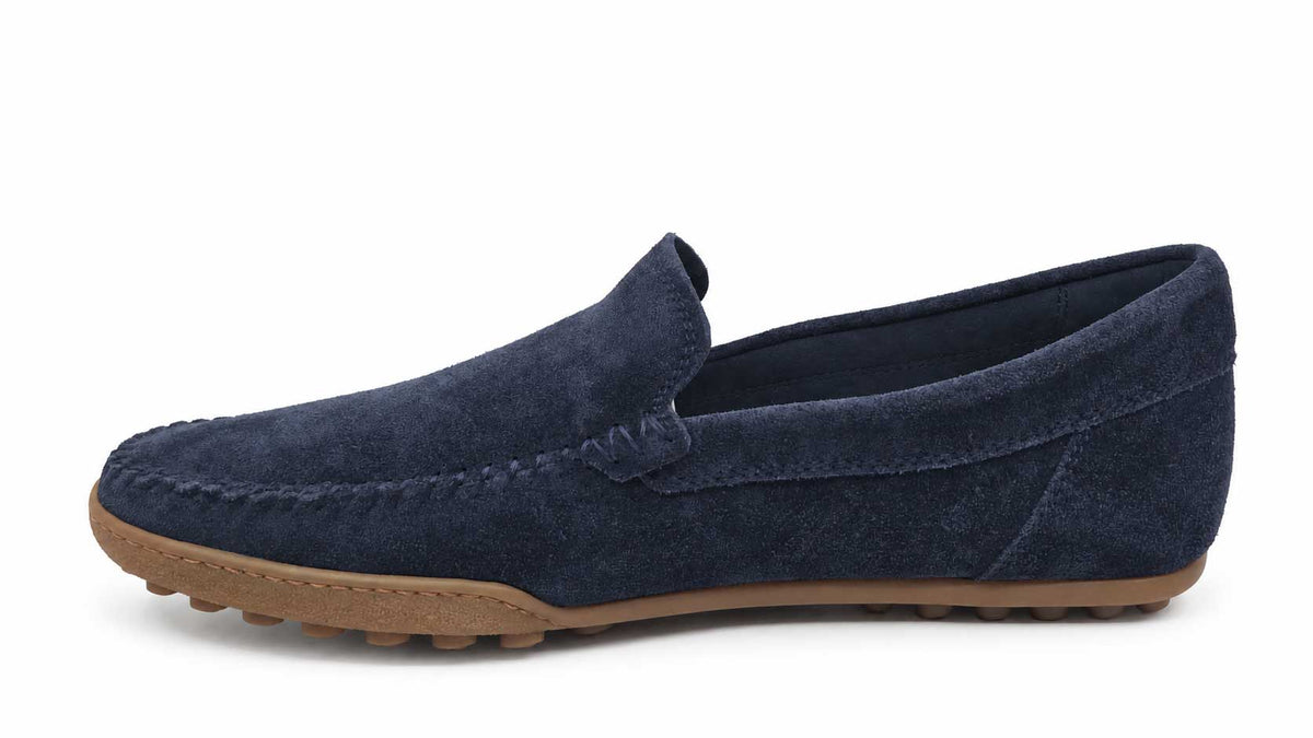 Alvise Navy Suede Loafers