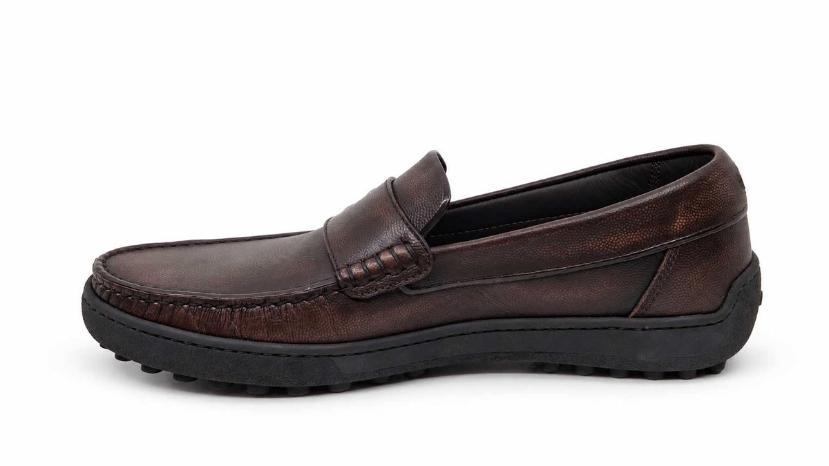 Orfeo Brown Driving Loafers